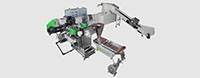 3IN1 Two Stages Die-Face/Spaghetti Cutting Plastic Pelletizing and Recycling Machines