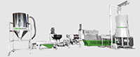 Side Entrance Single Stage Die-Face Cutting Plastic Waste Pelletizing and Recycling Machines - 2