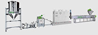 Force Feeding Single Stage Spaghetti Cutting Plastic Pelletizing and Recycling Machines