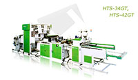 Fully Automatic, Servo Driver, Two Lines, and T-Shirt Bag Making Machines with Gusseting Unit