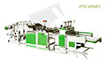 Fully Automatic, Servo Driver, Three Lines, and Printed T-Shirt Bag Making Machines